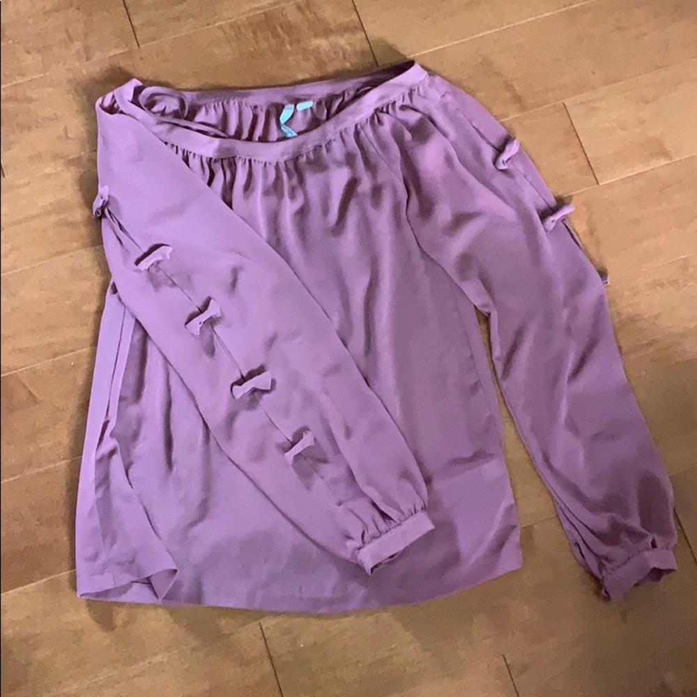 Pink Blouse with Bows